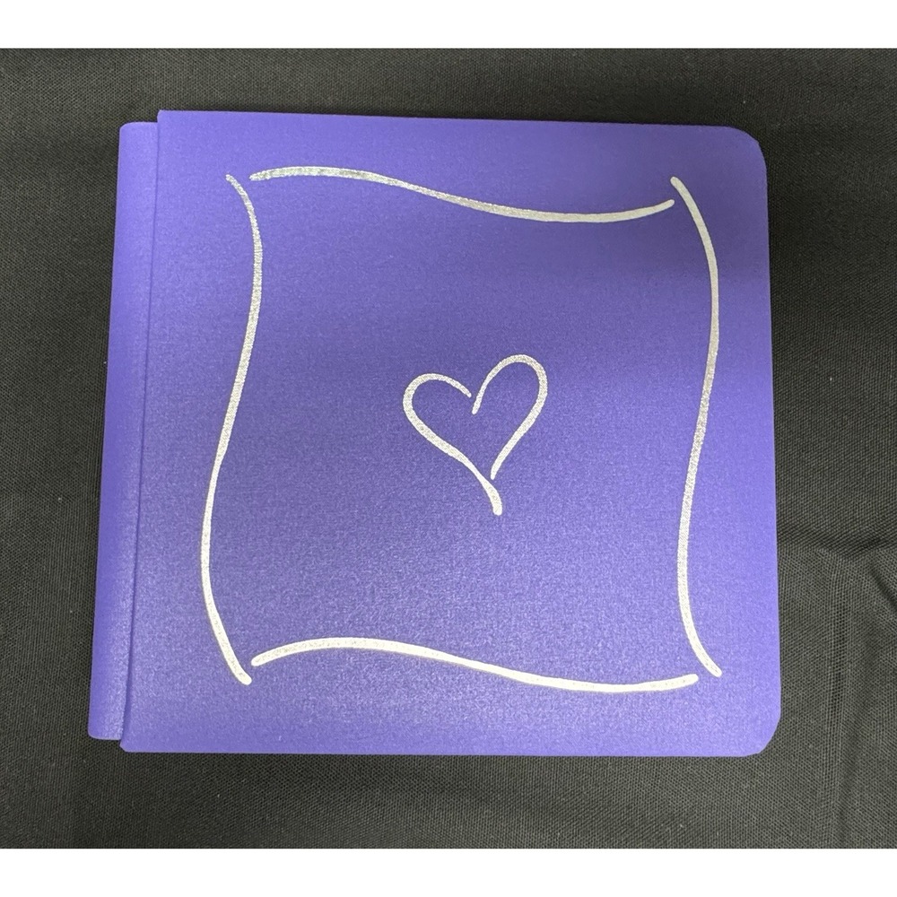 Retired Creative Memories 7x7 The Triumph Purple Heart Scrapbook Album